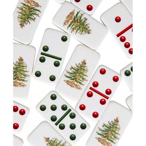 Gibson Spode Christmas Tree Dominoes