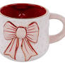 Glory Haus Big Pink Bow Ceramic Mug