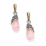 Brighton Neptune's Rings Rose Quartz Teardrop Earrings (JA497G)