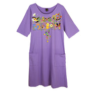 Sabaku Nuevo Desert Huipil Dress (Purple Haze) (425PURdrs)
