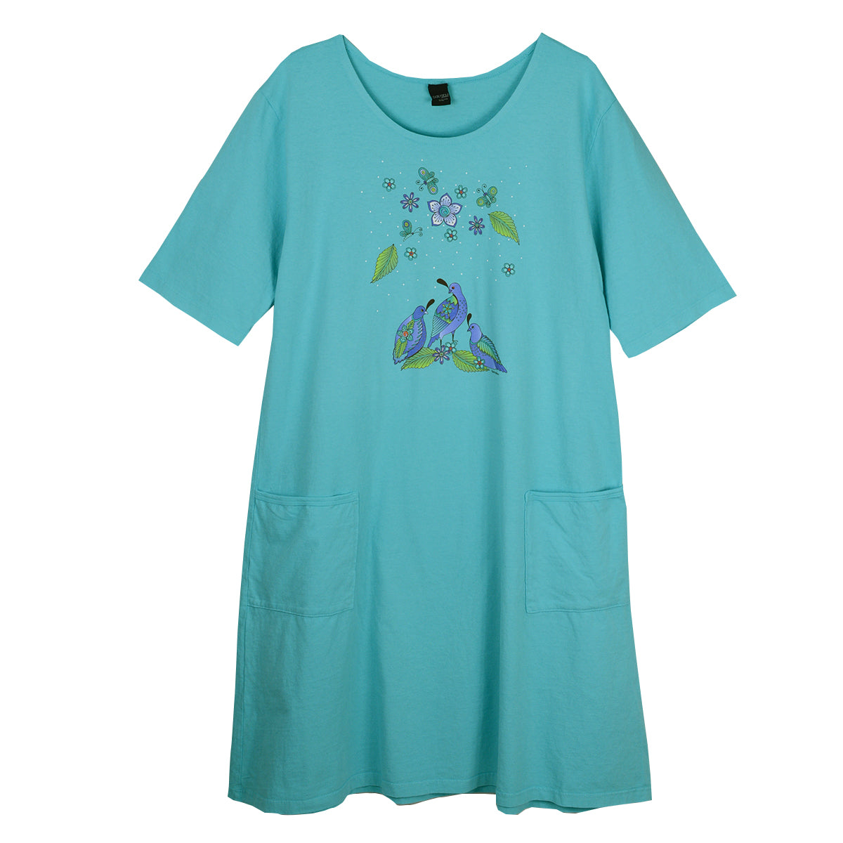 Sabaku Quail in Blue Dress (Turquoise) (444turDRS)