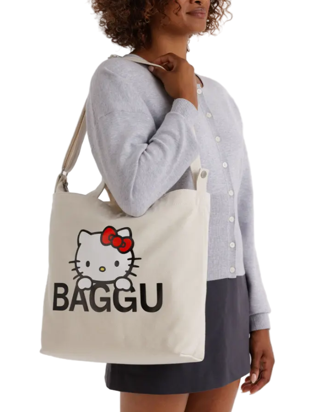 Baggu Horizontal Zip Duck Bag - Hello Kitty
