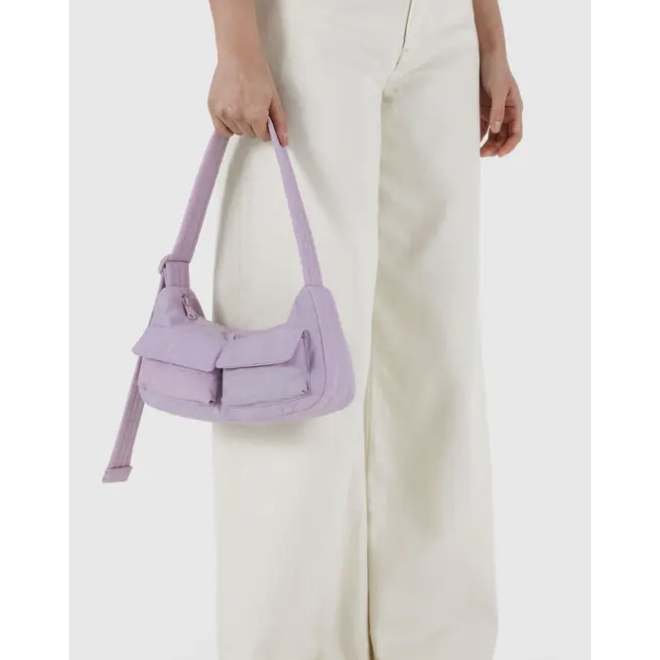 Baggu Cargo Shoulder Bag - Dusty Pink