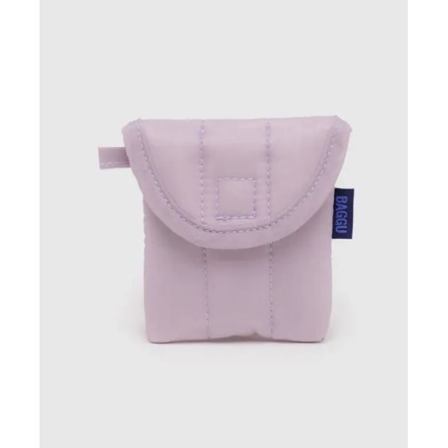 Baggu Puffy Earbuds Case - Dusty Pink