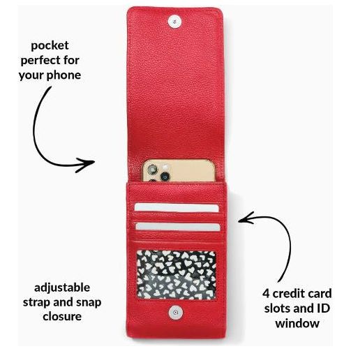 Brighton Deeply In Love Phone Organizer (E54537) LIPSTICK