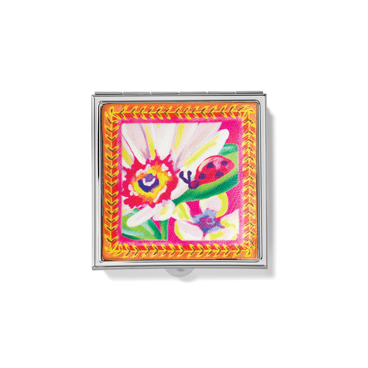 Brighton French Garden Square Pill Box (E5513M)
