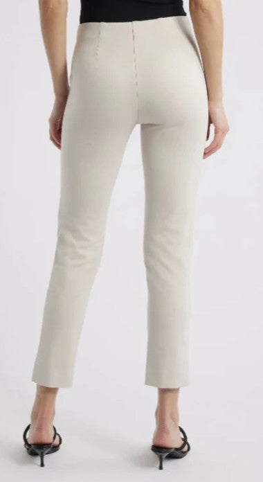 APNY Pull-On Ponte Split Hem Champagne Pant