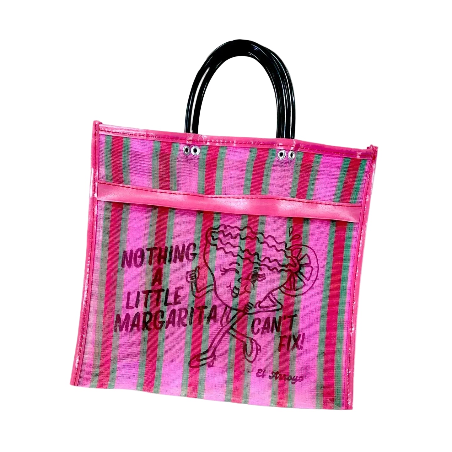 El Arroyo Nothing a Little Margarita Mini Mesh Tote (MIT0002)