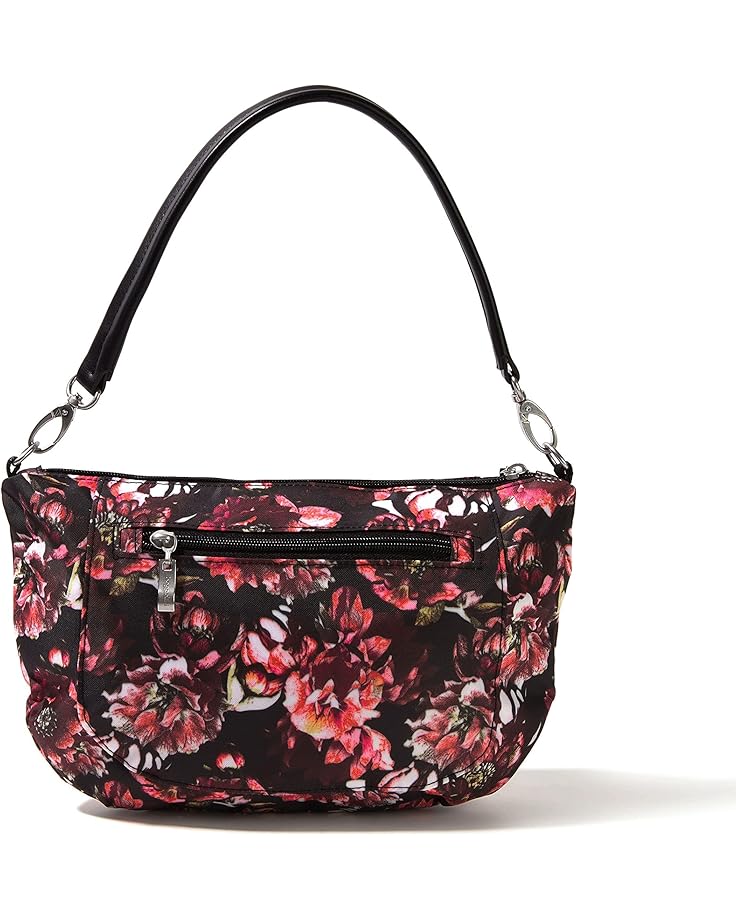 Baggallini Modern Everywhere Half Moon Peony Bloom Crossbody