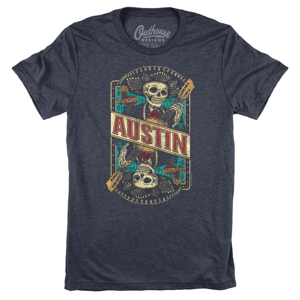 El Mariachi de la Muerto Tee (6129TSMN) MIDNIGHTNVY