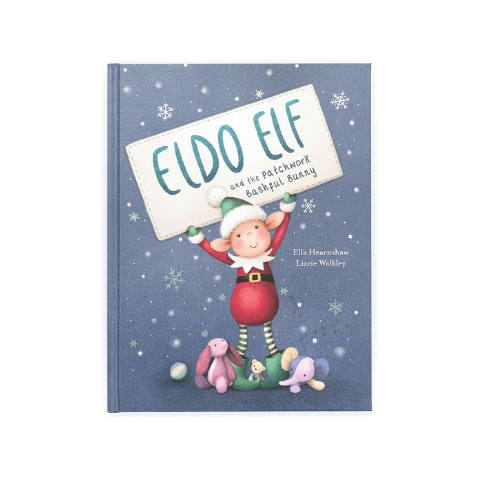 Jellycat Eldo Elf and the Patchwork Bashful Bunny Book