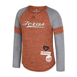 Texas Longhorn Colosseum Youth Girls' Patches Tee (TXO)
