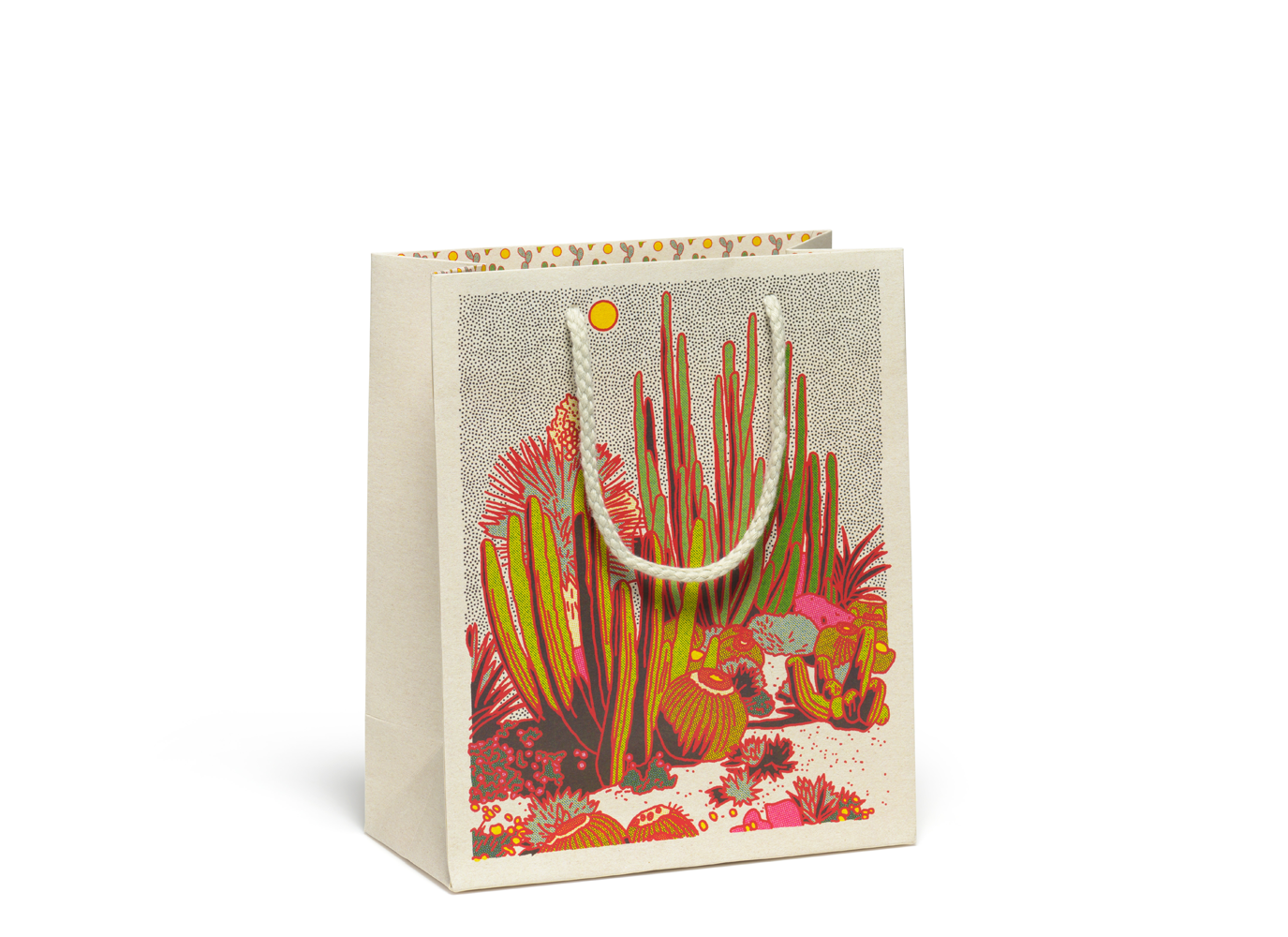 Cactus Scene gift bag- Medium