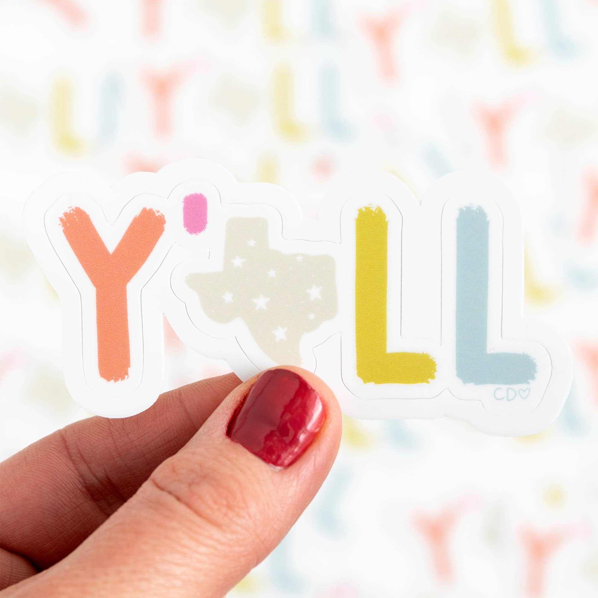 Texas Y'all Decal Sticker