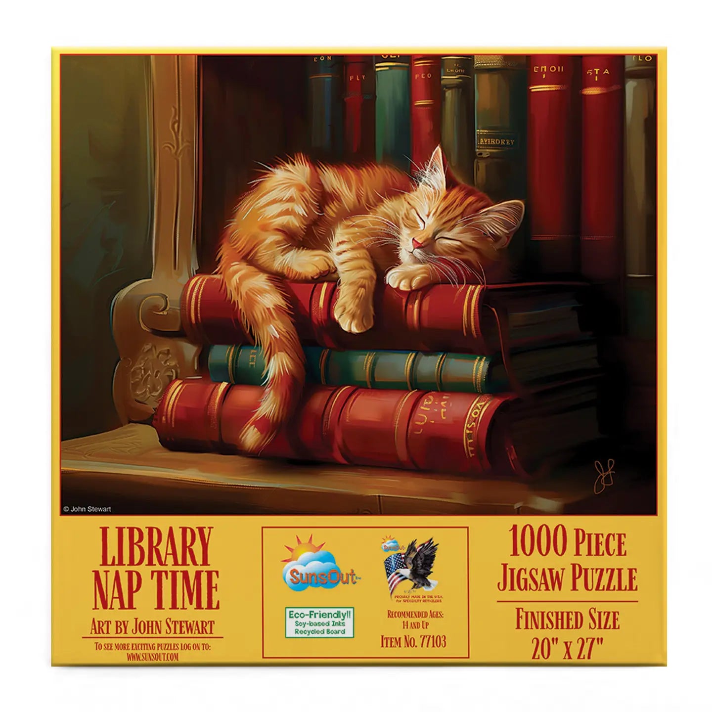 Library Nap Time 1000 Piece Jigsaw Puzzle (77103)
