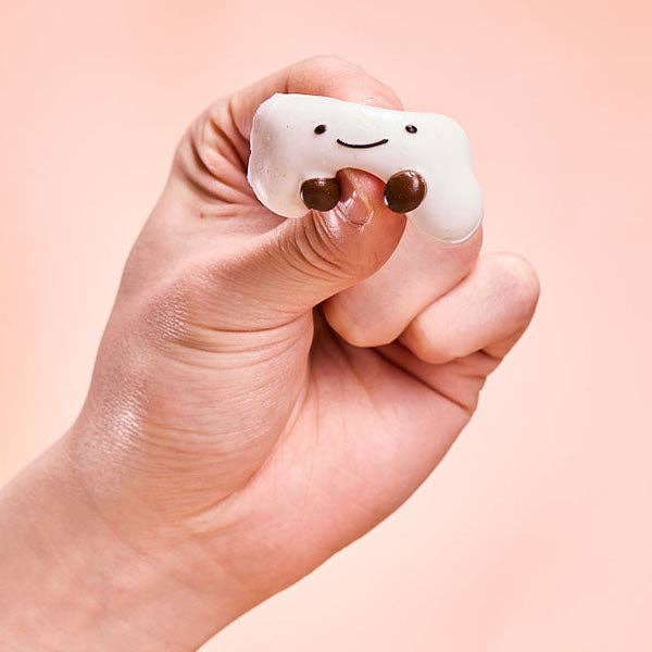 SqueezeSquad Taba Deluxe Premium Silicone Squishy Fidget Toy - Cloud Dumpling