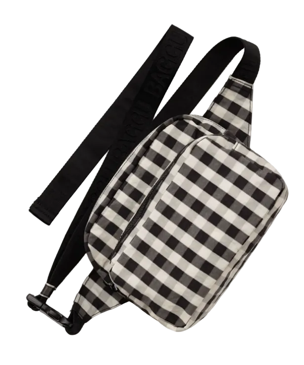 Baggu Fanny Pack - Black And Cream Gingham