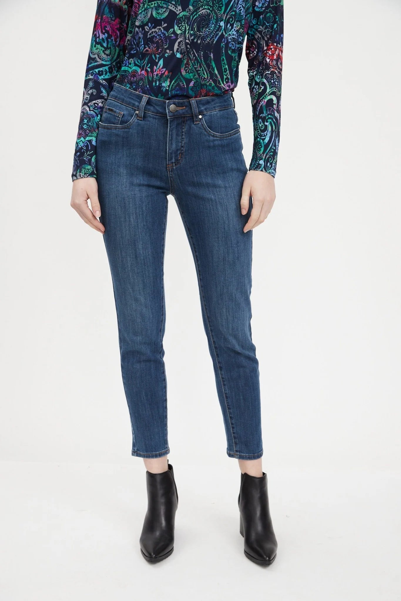 FDJ French Dressing Olivia Slim Ankle Jeans (2949322)(Indigo)