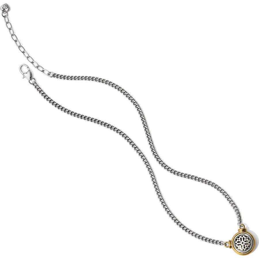 Brighton Ferrara Two Tone Short Necklace (JM1072)