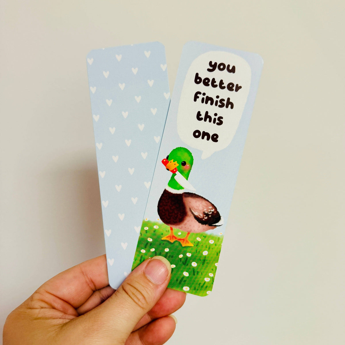 You Better Finish This One Bookmark