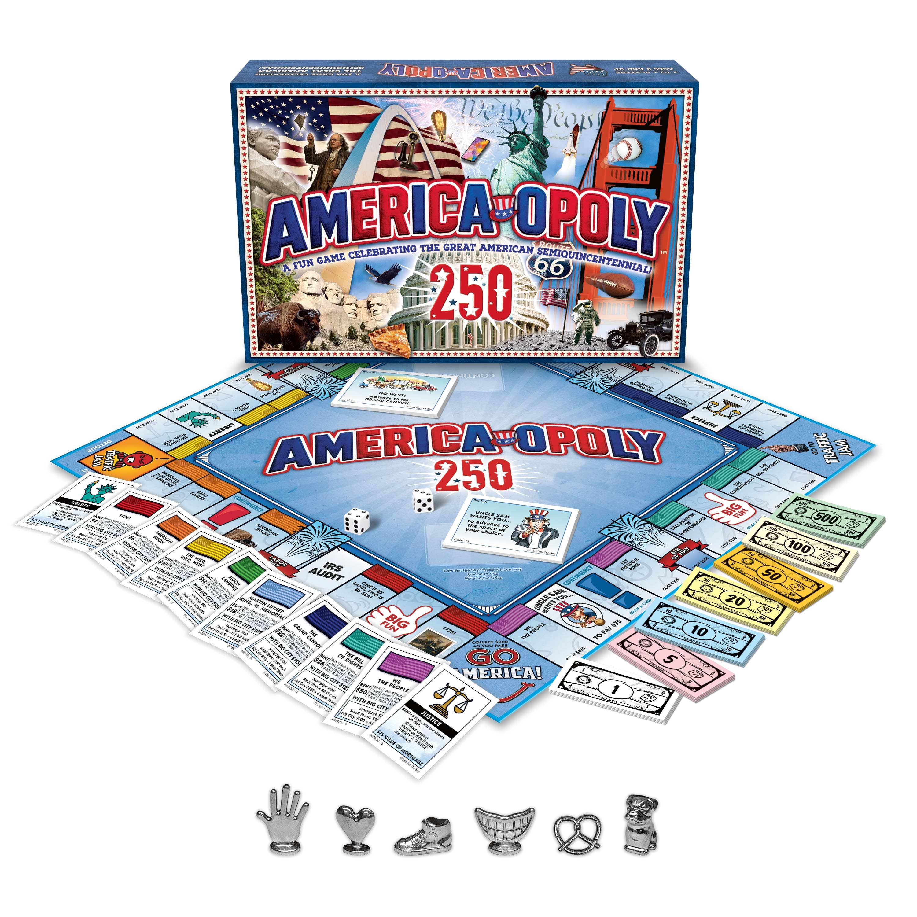America-Opoly 250 Years Edition – SuePatrick.com