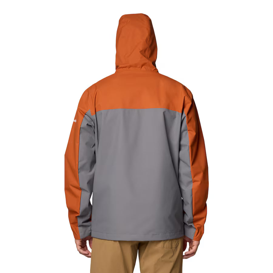 Texas Longhorn Columbia Men's Field Bound Full Zip Hooded Jacket (CEDAR/GRY)