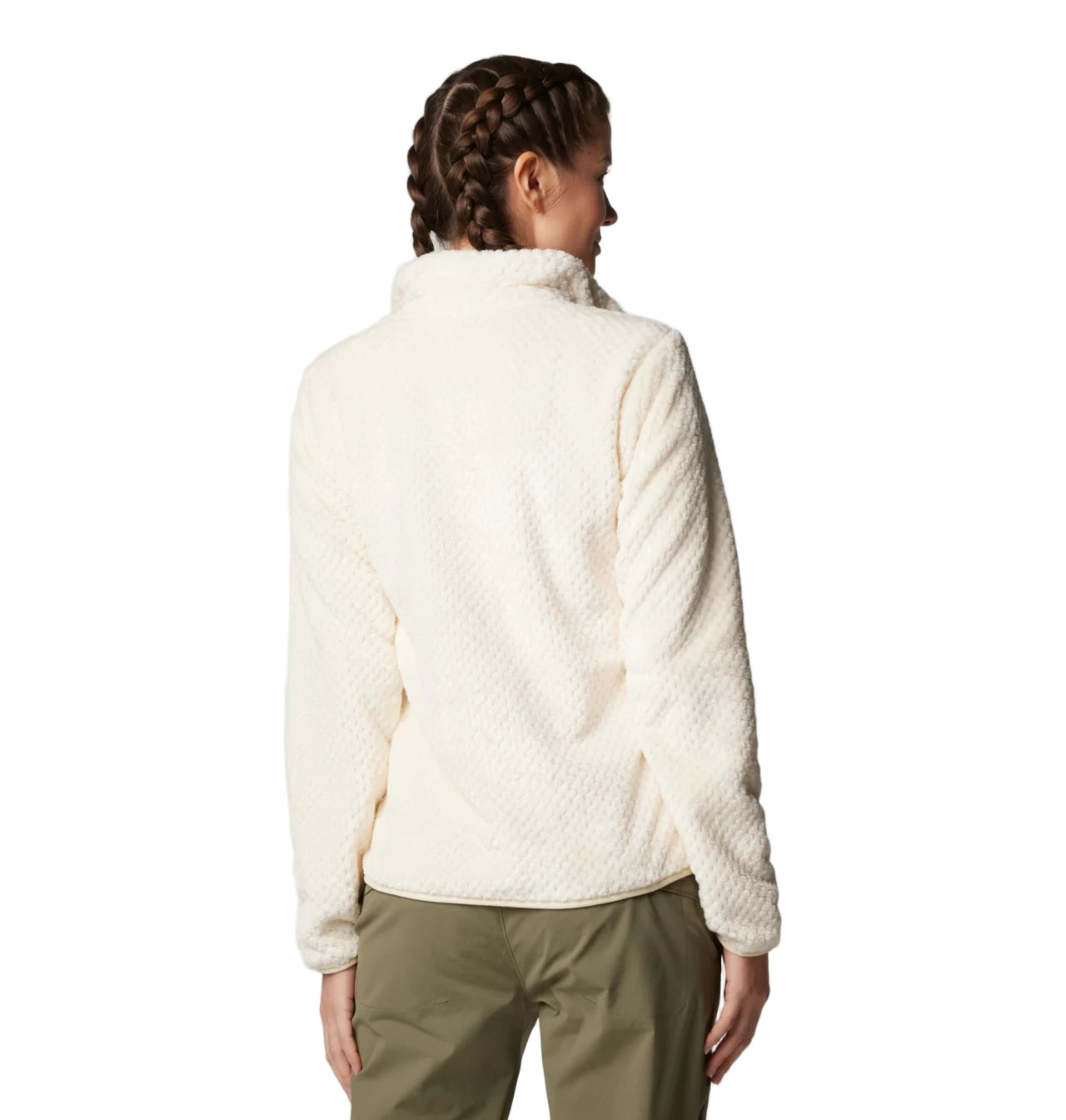 Texas Longhorn Columbia Ladies' Full Zip Sherpa Jacket (CHALK)