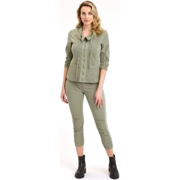 XCVI Fjord Poplin Zip Front Pocket Hillside Jacket