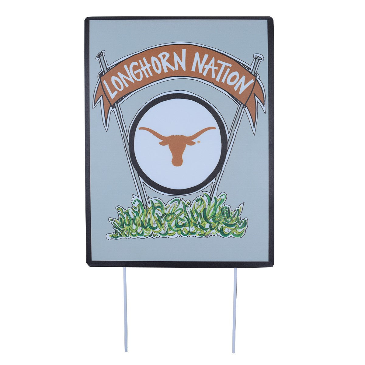 Texas Longhorn-Longhorn Nation Metal Yard Sign (22545)