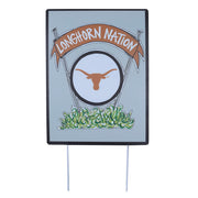 Texas Longhorn-Longhorn Nation Metal Yard Sign (22545)