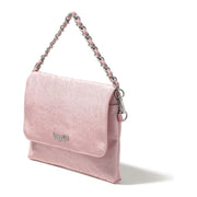 Baggallini Flap Crossbody with Chain (FLC780) ROSE SHIM