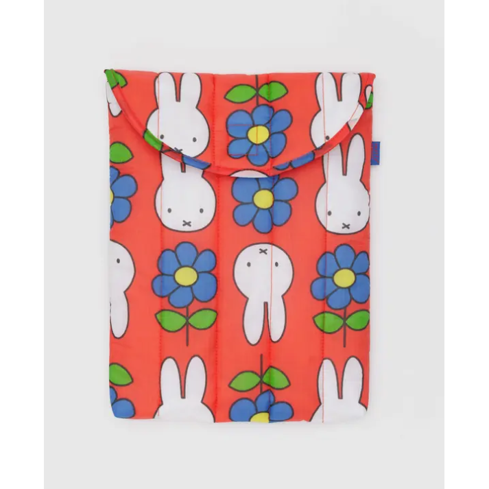Baggu Puffy Laptop Sleeve 13"/14" - Flower Miffy