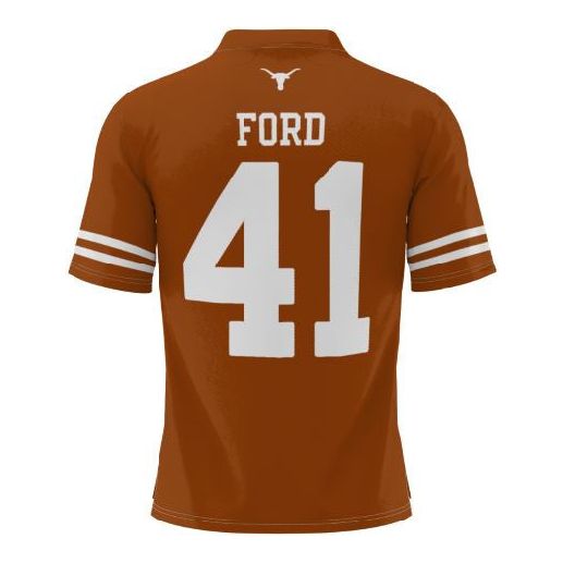 Texas Longhorn NIL Ford #41 Jersey (S0662-41-FORD) BO