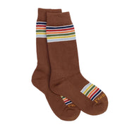 Pendleton Joshua Tree Cotton Blend Brown Socks (9390)