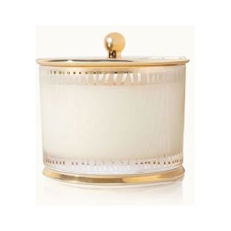 Thymes Frasier Fir Frosted Woodgrain Glass Candle (9 oz) (THO3535242400)