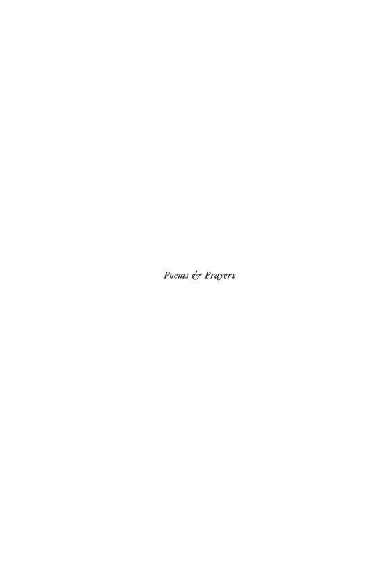 Matthew McConaughey Poems and Prayers Hardbound Book