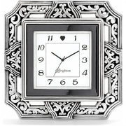 Brighton Tango Square Silver Table Clock