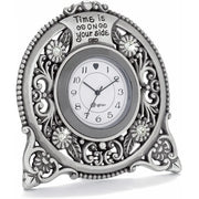Brighton Forever Silver Desk Clock (G20122)