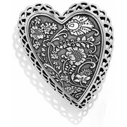 Brighton Garden Heart Silver Trinket Tray