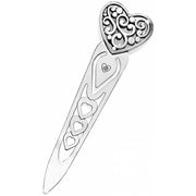 Brighton Contempo Heart Silver Book Mark