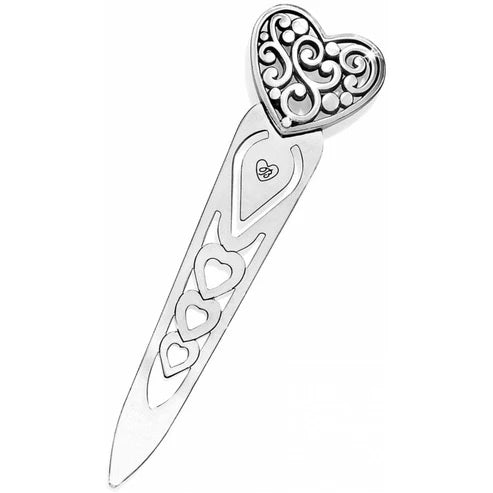Brighton Contempo Heart Silver Book Mark