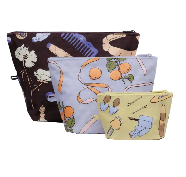 Baggu Go Pouch Set - Get Ready With Me