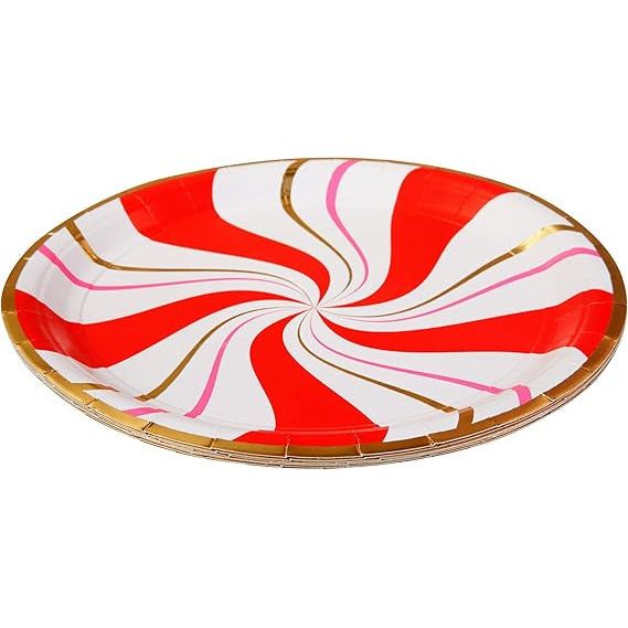 Gibson Holiday Gingerbread Dinner Paper Plates