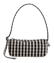 Baggu Nylon Loaf Bag - Black And Cream Gingham