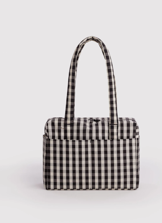 Baggu Everyday Cloud Bag - Black And Cream Gingham