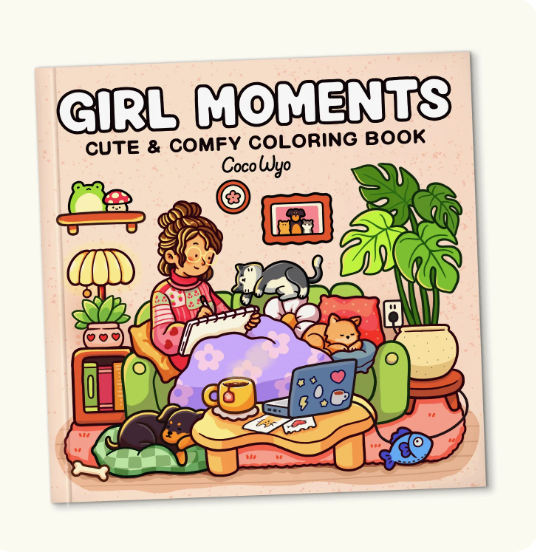 Coco Wyo Girl Moments Coloring Book