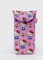 Baggu Puffy Glasses Sleeve - Hello Kitty Pink