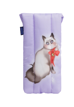 Baggu Puffy Glasses Sleeve - Fancy Cats