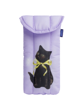 Baggu Puffy Glasses Sleeve - Fancy Cats