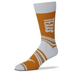 Texas Longhorn Go Team Crew Sock